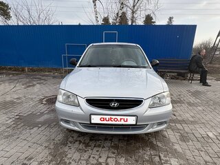 2008 Hyundai Accent ТагАЗ II, серебристый, 400000 рублей, вид 4
