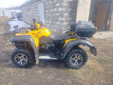 2012 CFMoto X6 EPS, жёлтый, 550000 рублей, вид 4
