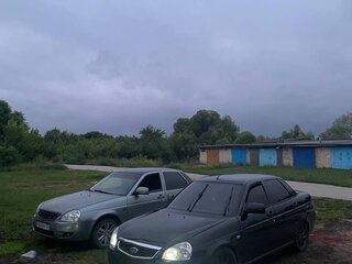 2009 Lada (ВАЗ) Priora I, синий, 250000 рублей, вид 1