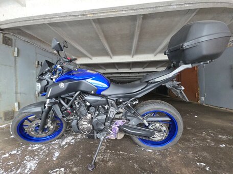 2020 Yamaha MT-07 (FZ-07), синий, 860000 рублей, вид 1