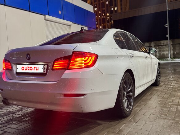 2016 BMW 5 серии 520d VI (F10/F11/F07) Рестайлинг, белый, 2650000 рублей - вид 6