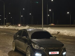 2018 Hyundai Solaris II, чёрный, 1050000 рублей, вид 2