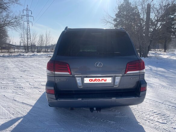 2012 Lexus LX 570 III Рестайлинг, серый, 5150000 рублей - вид 6