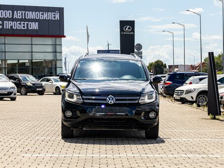 2012 Volkswagen Tiguan I Рестайлинг, чёрный, 1295000 рублей, вид 2