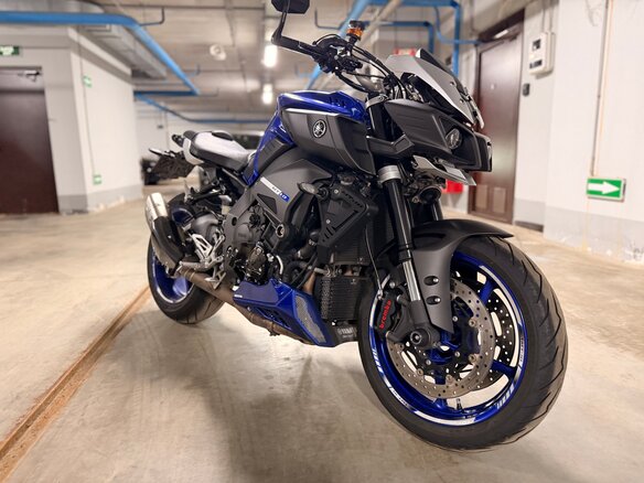 2017 Yamaha MT-10, синий, 1250000 рублей - вид 5