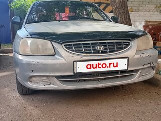2004 Hyundai Accent ТагАЗ II, серебристый, 185000 рублей, вид 2
