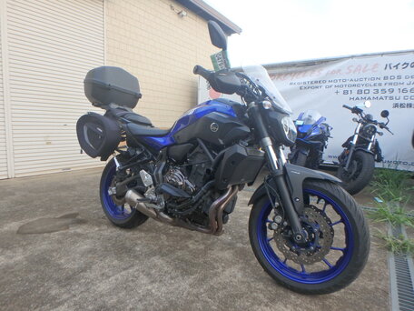 2017 Yamaha MT-07 (FZ-07), синий, 720000 рублей, вид 1