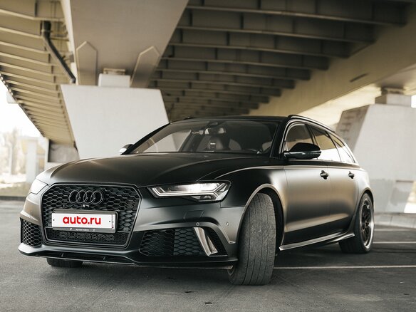 2017 Audi RS 6 performance III (C7) Рестайлинг, чёрный - вид 7