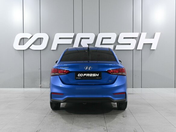 2019 Hyundai Solaris II, синий - вид 3