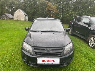 2013 Lada (ВАЗ) Granta I, чёрный, 320000 рублей, вид 3