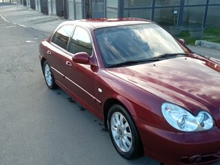 2008 Hyundai Sonata ТагАЗ IV (EF) Рестайлинг, пурпурный, 550000 рублей, вид 1