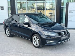2016 Volkswagen Polo V Рестайлинг, чёрный, 818000 рублей, вид 3