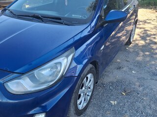 2011 Hyundai Solaris I, синий, 520000 рублей, вид 1