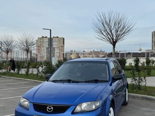 2001 Mazda Familia S-Familia S-Wagon VIII (BJ), синий, 550000 рублей, вид 5
