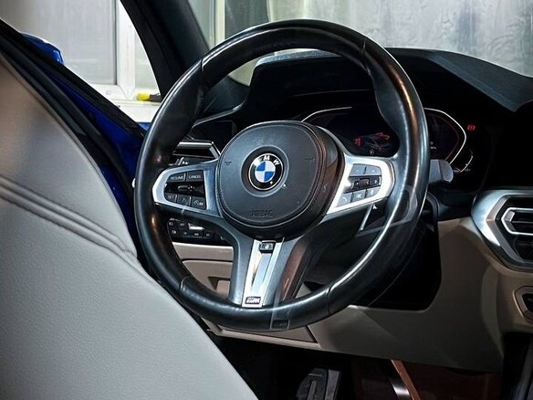 2020 BMW 3 серии 320d xDrive VII (G2x), синий - вид 2