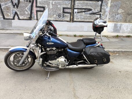 2012 Triumph Thunderbird 1600, синий, 730000 рублей, вид 5