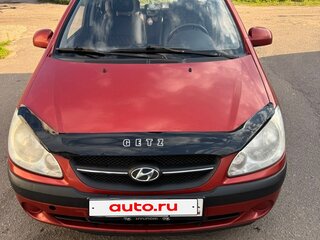 2008 Hyundai Getz I Рестайлинг, красный, 480000 рублей, вид 1