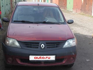 2009 Renault Logan I, красный, 390000 рублей, вид 2