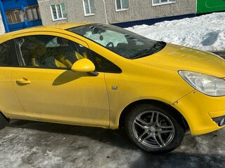 2008 Opel Corsa D, жёлтый, 330000 рублей, вид 2