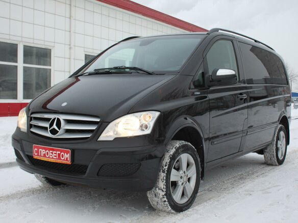2011 Mercedes-Benz Viano L1 I (W639) Рестайлинг, чёрный