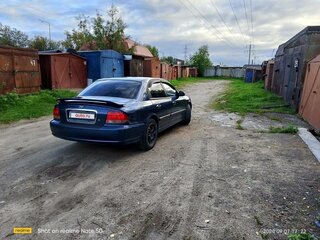 2002 Hyundai Sonata IV (EF) Рестайлинг, синий, 440000 рублей, вид 3