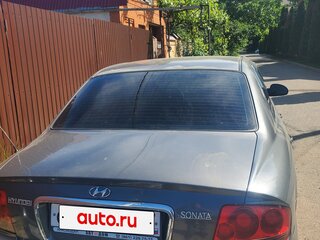 2007 Hyundai Sonata ТагАЗ IV (EF) Рестайлинг, серый, 500000 рублей, вид 3
