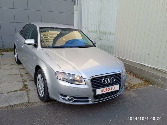 2006 Audi A4 8V III (B7), серебристый, 600000 рублей