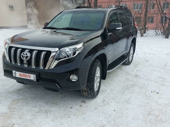 2014 Toyota Land Cruiser Prado 150 Series Рестайлинг 1, чёрный, 4200000 рублей