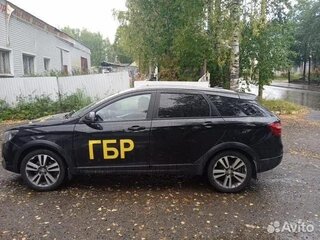 2021 Lada (ВАЗ) Vesta SW Cross I, чёрный, 900000 рублей, вид 4