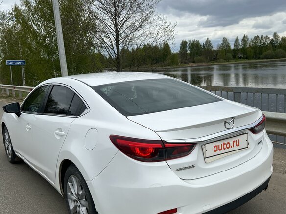 2015 Mazda 6 III (GJ) Рестайлинг, белый, 2150000 рублей - вид 7