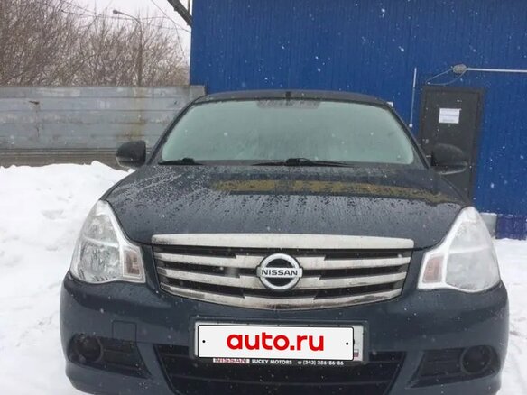 2014 Nissan Almera III (G15), серый - вид 1