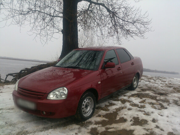 2008 Lada (ВАЗ) Priora Premier I, красный
