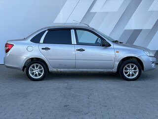 2014 Lada (ВАЗ) Granta I, серебристый, 268000 рублей, вид 4