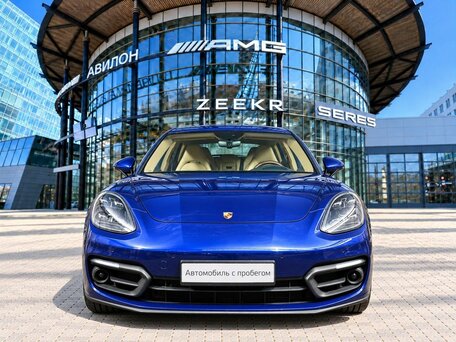 2021 Porsche Panamera 4 Sport Turismo II Рестайлинг, синий, 7672000 рублей, вид 3