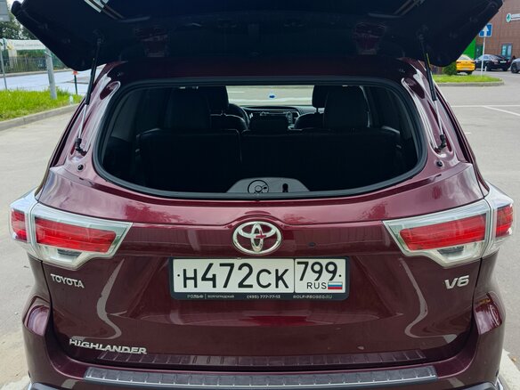 2014 Toyota Highlander III (XU50), красный, 2800000 рублей - вид 30