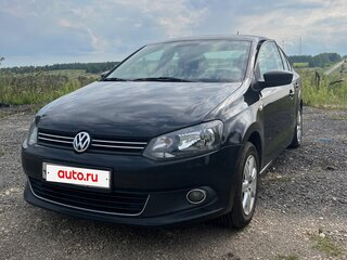 2014 Volkswagen Polo V, чёрный, 470000 рублей, вид 1