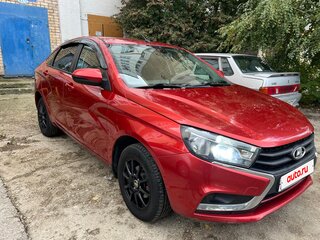 2016 Lada (ВАЗ) Vesta I, красный, 550000 рублей, вид 2
