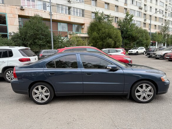 2007 Volvo S60 I Рестайлинг, синий, 730000 рублей - вид 5