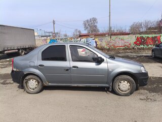 2012 Renault Logan I Рестайлинг, синий, 360000 рублей, вид 3
