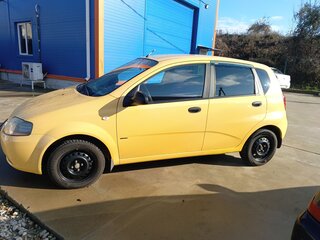 2005 Chevrolet Aveo I, жёлтый, 355000 рублей, вид 4