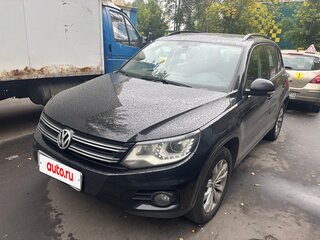 2014 Volkswagen Tiguan I Рестайлинг, чёрный, 1350000 рублей, вид 2