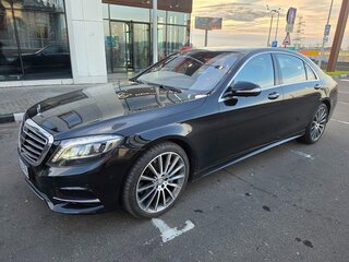 2015 Mercedes-Benz S-Класс 500 Long VI (W222, C217), чёрный, 4200000 рублей, вид 3