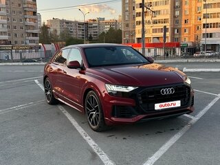 2020 Audi Q8 55 TFSI I (4M), красный, 9650000 рублей, вид 1