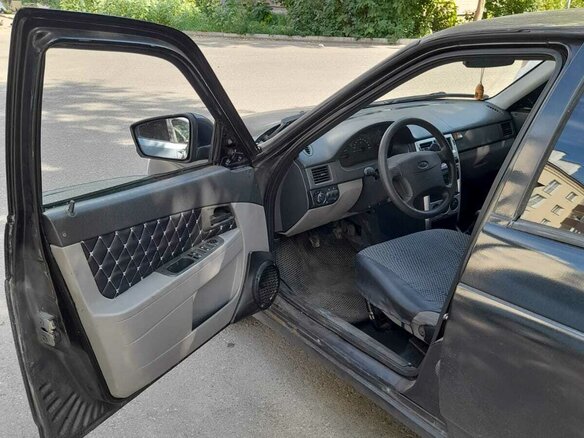 2007 Lada (ВАЗ) Priora I, чёрный, 190000 рублей - вид 9