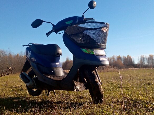 1996 Honda Dio, синий, 41000 рублей