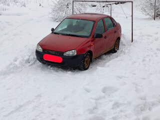 2006 Lada (ВАЗ) Kalina I, красный, 130000 рублей, вид 3