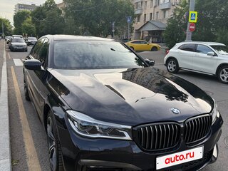 2018 BMW 7 серии 750d xDrive VI (G11/G12), чёрный, 4350000 рублей, вид 2