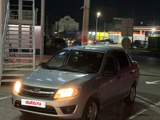 2013 Lada (ВАЗ) Granta I, серебристый, 350000 рублей, вид 1