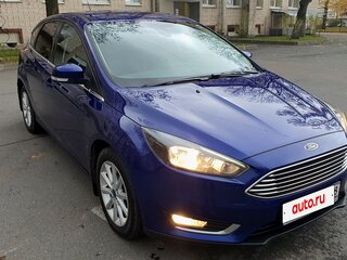 2016 Ford Focus III Рестайлинг, синий, 900000 рублей, вид 3