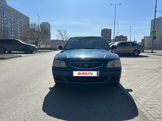 2007 Hyundai Accent ТагАЗ II, синий, 285000 рублей, вид 2